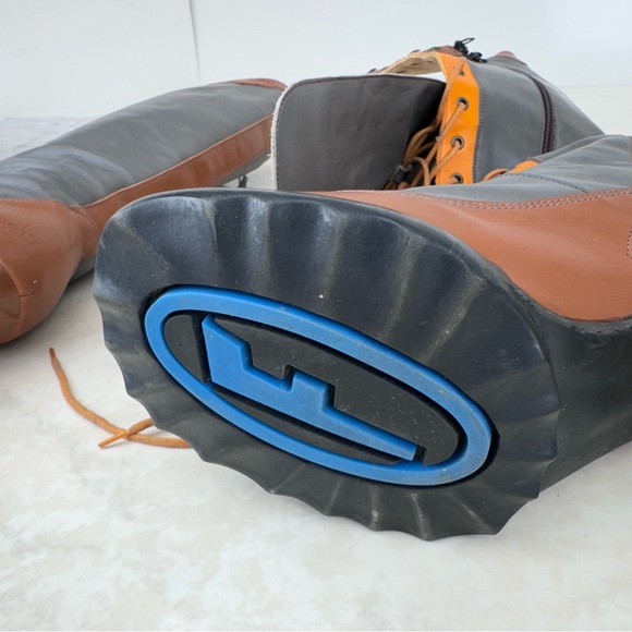 DISCONTINUED RARE COLOURWAY FROM 2011 JOHN FLUEVOG MINI HOTCAKE BOOT 9.5 - Picture 4 of 13